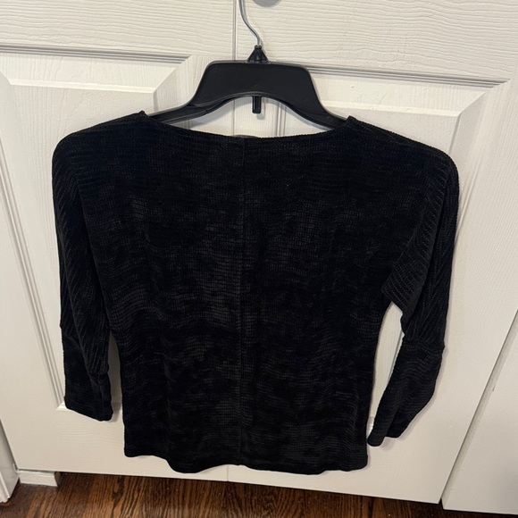 Status Black Ribbed Sweater - Picture 3 of 5